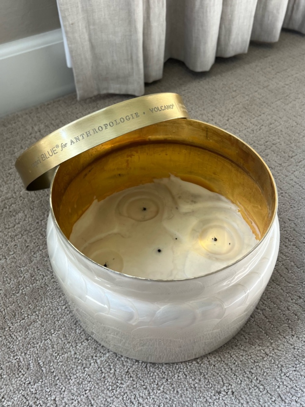 Capri Blue Volcano Colossal Candle Capiz  Jar - 130oz